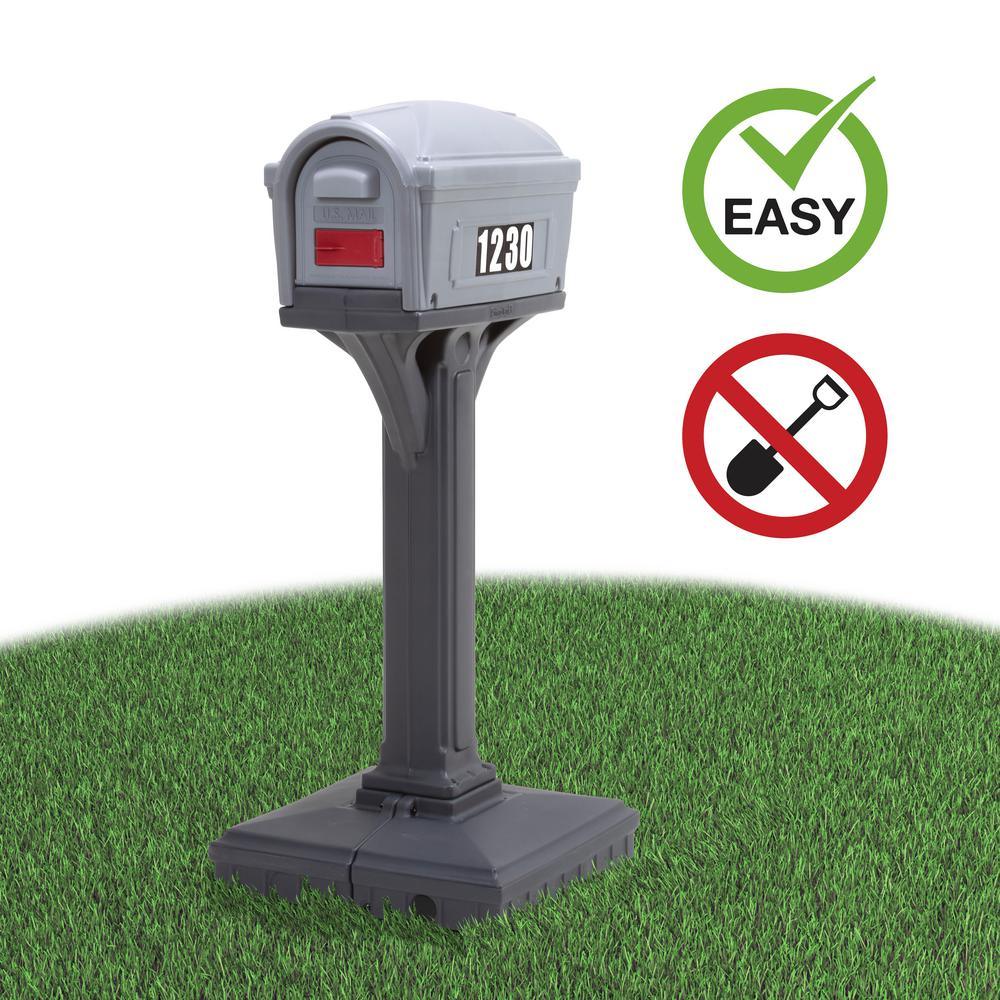 Dig-Free Easy Up Classic Mailbox - Super Arbor
