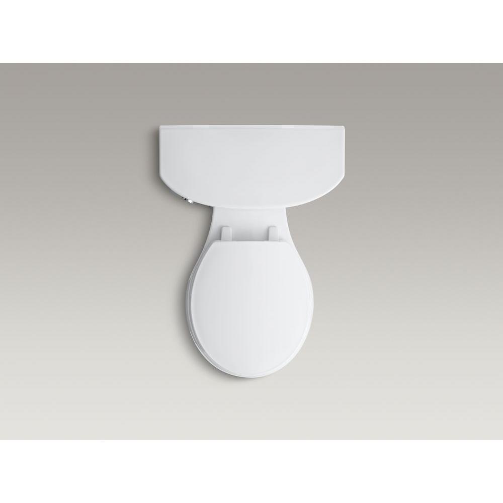 Cimarron Comfort Height 2-Piece 1.28 GPF Single Flush Round Toilet with AquaPiston Flush Technology in White - Super Arbor