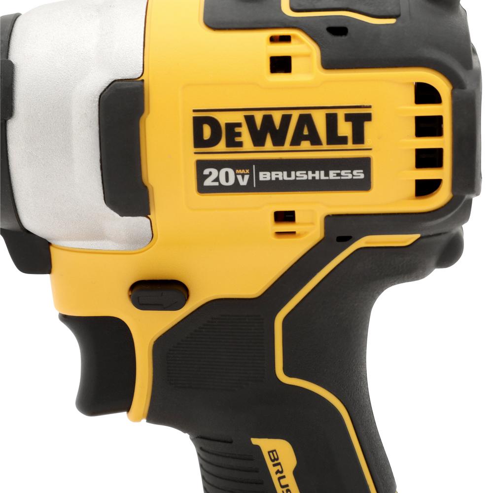 ATOMIC 20-Volt MAX Lithium-Ion Brushless Cordless Compact Drill/Impact Combo Kit (2-Tool) 2 Batteries 1.3Ah and Charger - Super Arbor