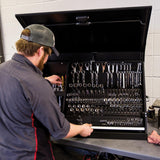 36 in. 0-Drawer Portable Top Chest in Black Powder Coated - Super Arbor