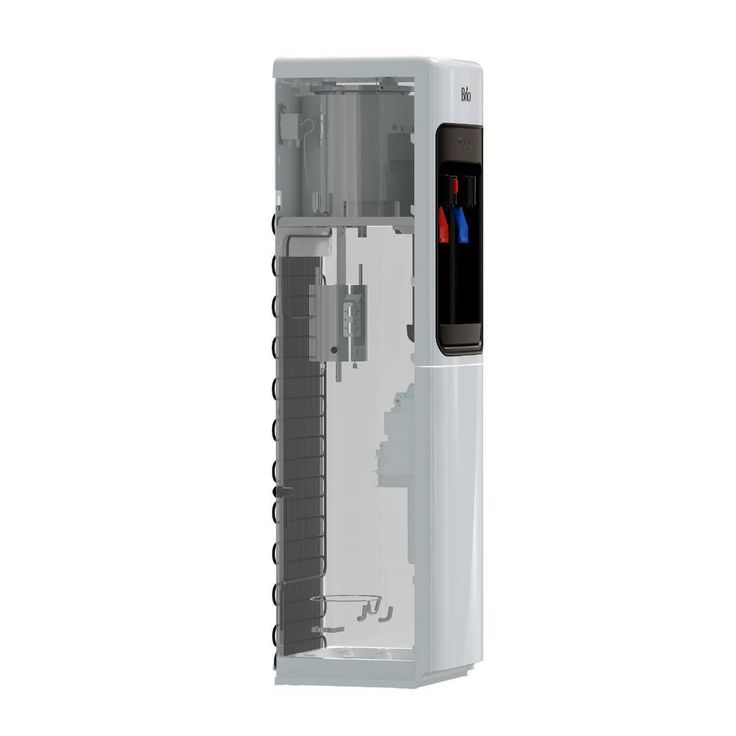 300 Series 3-Stage Slimline Self Cleaning UV Bottleless POU Water Cooler Water Dispenser in White
