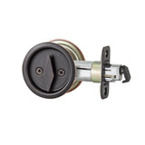 335 Privacy Venetian Bronze Round Pocket Door Lock - Super Arbor