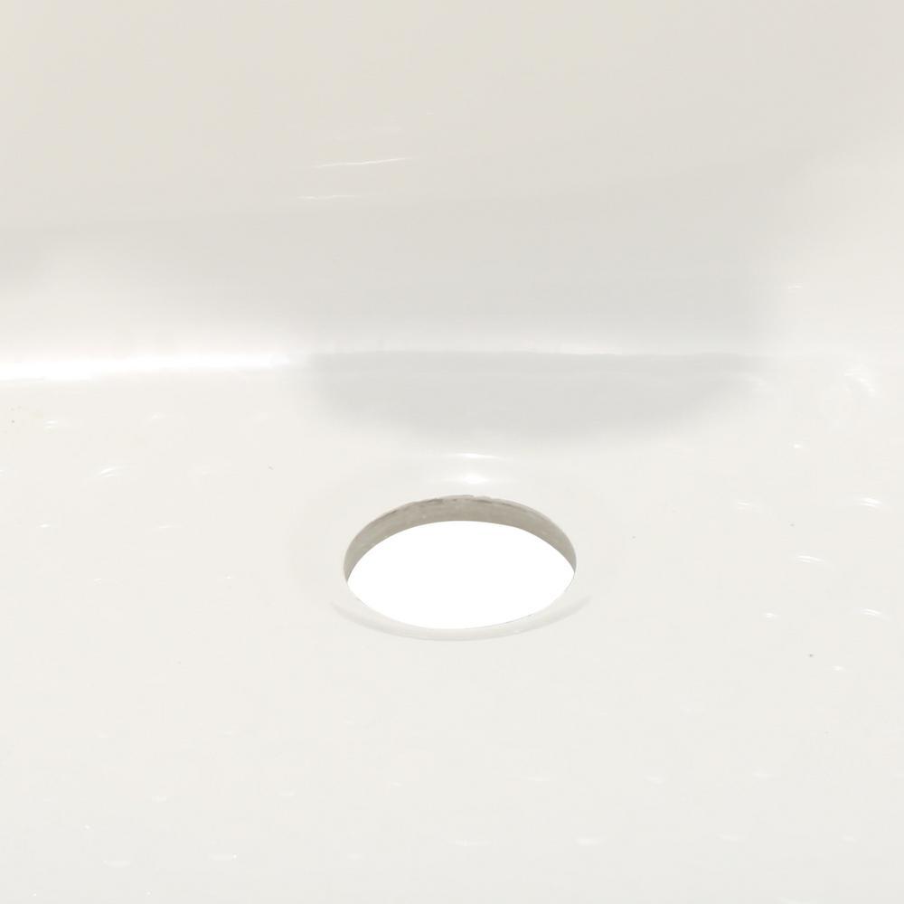 EverClean 77 in. Acrylic Corner Drop-in Whirlpool Bathtub in White - Super Arbor