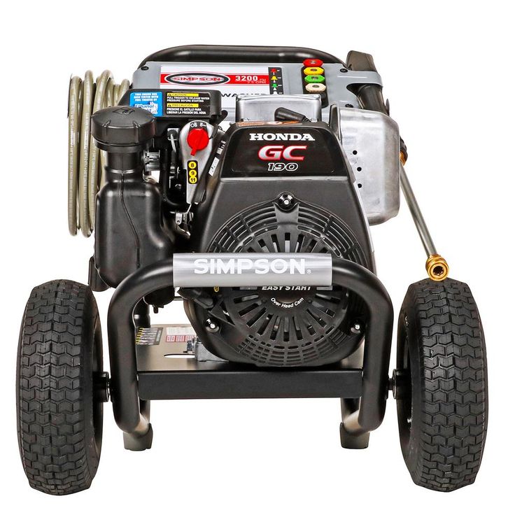 Simpson MegaShot MSH3125 -S 3200 PSI at 2.5 GPM HONDA GC190 Cold Water Pressure Washer