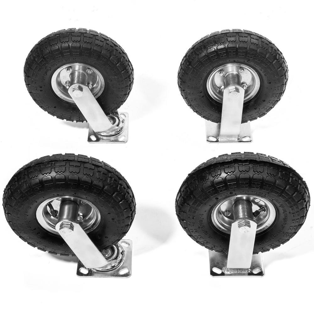 10 in. Industrial Casters (4-Pack) - Super Arbor