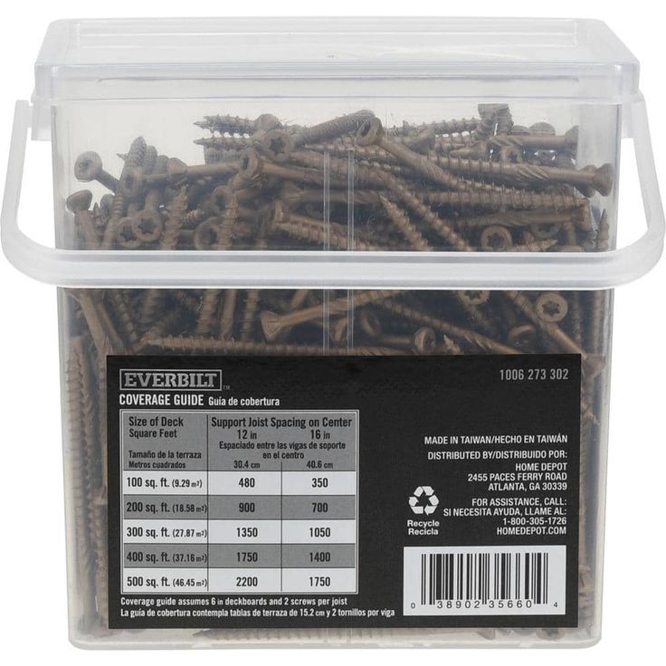 Everbilt 9 in. x 3 in. Star Drive Flat Head Exterior Wood Screws 20 lbs.-Box (1668-Piece)