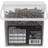 Everbilt 9 in. x 3 in. Star Drive Flat Head Exterior Wood Screws 20 lbs.-Box (1668-Piece)