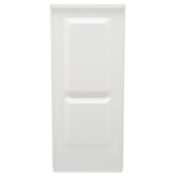 Durawall 32 in. x 32 in. x 73-1/4 in. 3-Piece Direct-to-Stud Alcove Shower Wall Set in White - Super Arbor