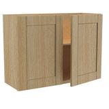Home Decorators Collection Washington 33 in. W x 24 in. D x 18 in. H Assembled Plywood Wall Kitchen Cabinet in Vanguard Oak with Soft Close