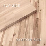 Unfinished Maple 6 ft. L x 25 in. D x 1.5 in. T Butcher Block Countertop