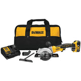 ATOMIC 20-Volt MAX Brushless 4-1/2 in. Cordless Circular Saw Kit with 5.0 Ahr Battery Pack, Charger and Bag - Super Arbor