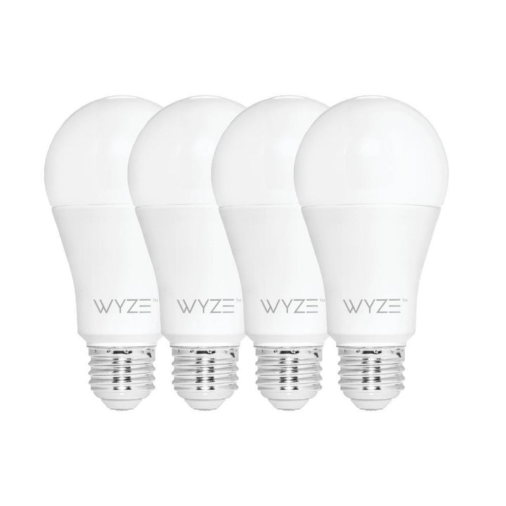 60-Watt Equivalent White 800 Lumens A19 Dimmable Wi-Fi LED Smart Light Bulb Tunable  Alexa and Google Assistant (4-Bulb)