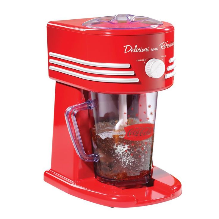 Coca-Cola 40 oz. Single Speed Red Frozen Beverage Blender