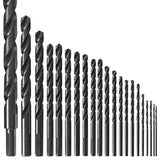 Bosch 21-Piece Assorted Black Oxide Coated HSS Twist Drill Bit Set