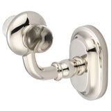 Glass Series Single Robe Hook in Brushed Nickel - Super Arbor