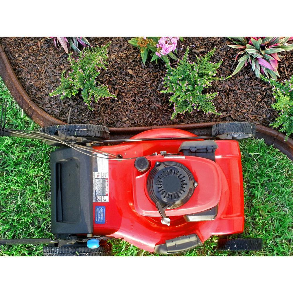 EcoBorder 4 ft. Brown Rubber Landscape Edging (Single) - Super Arbor