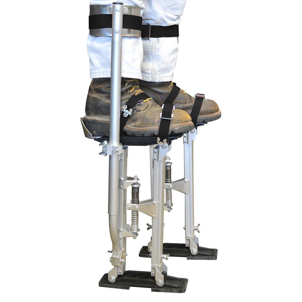18 in. to 30 in. Adjustable Height Drywall Stilts - Super Arbor