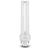 18W Equiv PL CFLNI Quad Tube 4-Pin Plug-in G24Q-2 Base Compact Fluorescent CFL Light Bulb, Soft White 2700K (6-Pack)