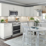 Cambridge Shaker Assembled 30x34.5x24.5 in. Plywood Base Cabinet w/ 1 Soft Close Drawer & 2 Soft Close Doors in White - Super Arbor