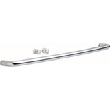 Simplicity 60 x 59-1/4 in. Frameless Mod Soft-Close Sliding Bathtub Door in Chrome with 1/4 in. (6mm) Clear Glass - Super Arbor
