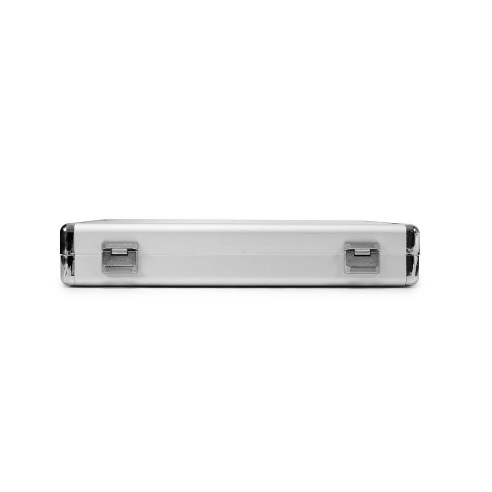 12.25 in. Smooth Aluminum Portfolio Case in Silver - Super Arbor