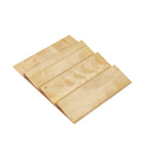 Rev-A-Shelf 4SDI Series 16-in W x 1.56-in H 3-Tier Maple Spice Drawer Insert, Trim-to-Fit