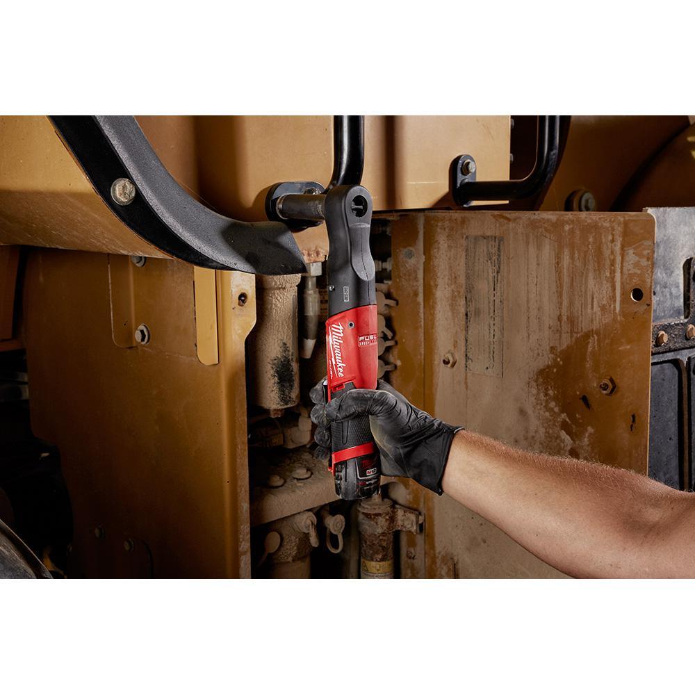 M12 FUEL 12-Volt Lithium-Ion Brushless Cordless 3/8 in. & 1/2 in. Ratchet Combo Kit with (1) 2.0Ah Battery & Charger - Super Arbor