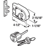 Deadbolt, Solid Bronze Alloy, Brushed Brass, Angle and Flat Strike, Single Cylinder - Super Arbor