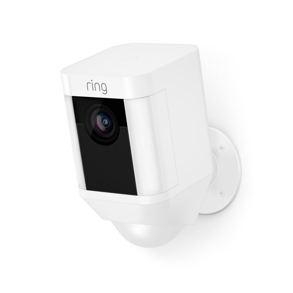Spotlight Cam Battery Outdoor Rectangle Security Wireless Standard Surveillance Camera in Black - Super Arbor