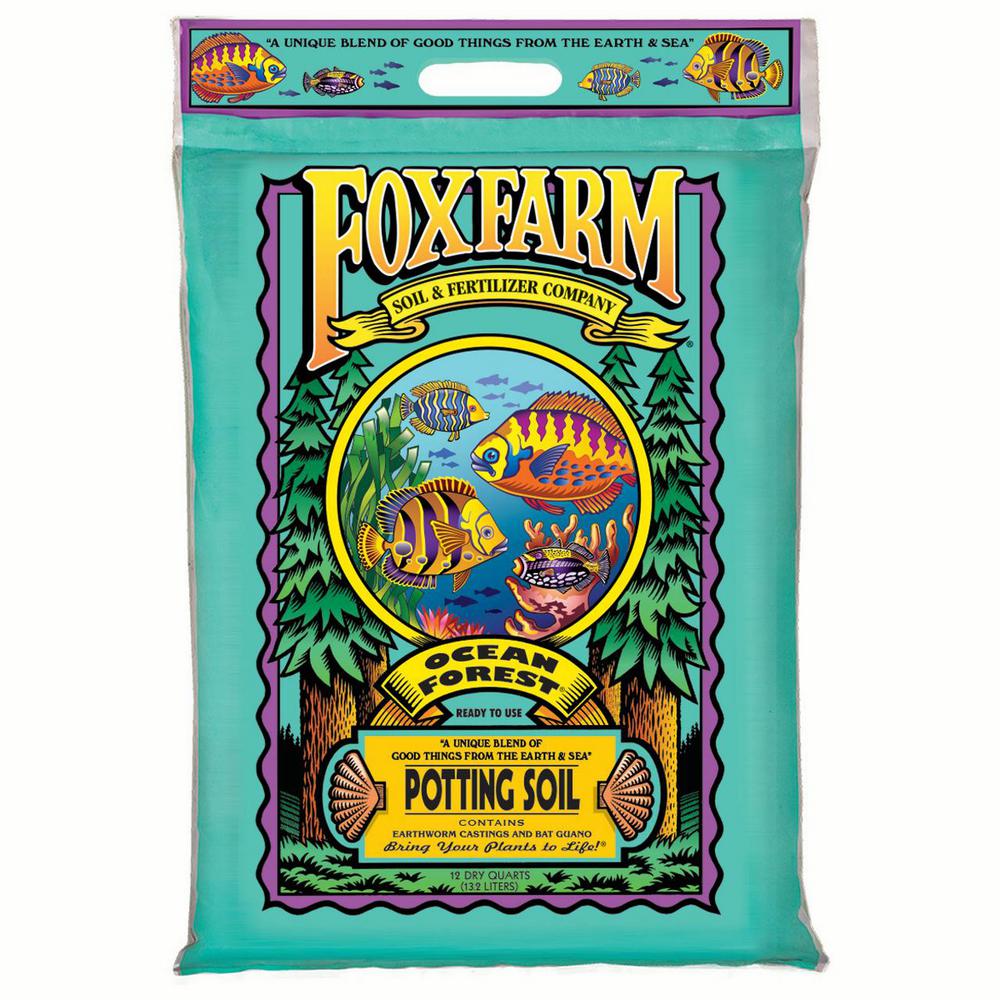 12 Qt. Ocean Forest Garden Potting Soil Healthy Mix 6.3-6.8 pH (4-Pack)