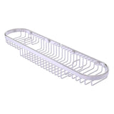 Allied Brass Oval Combination Shower Basket in Antique Brass