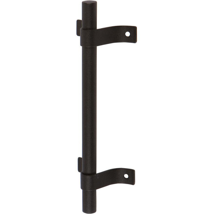 7-3/4 in. Black Barn Door Hardware Tubular H32 Pull Handle - Super Arbor