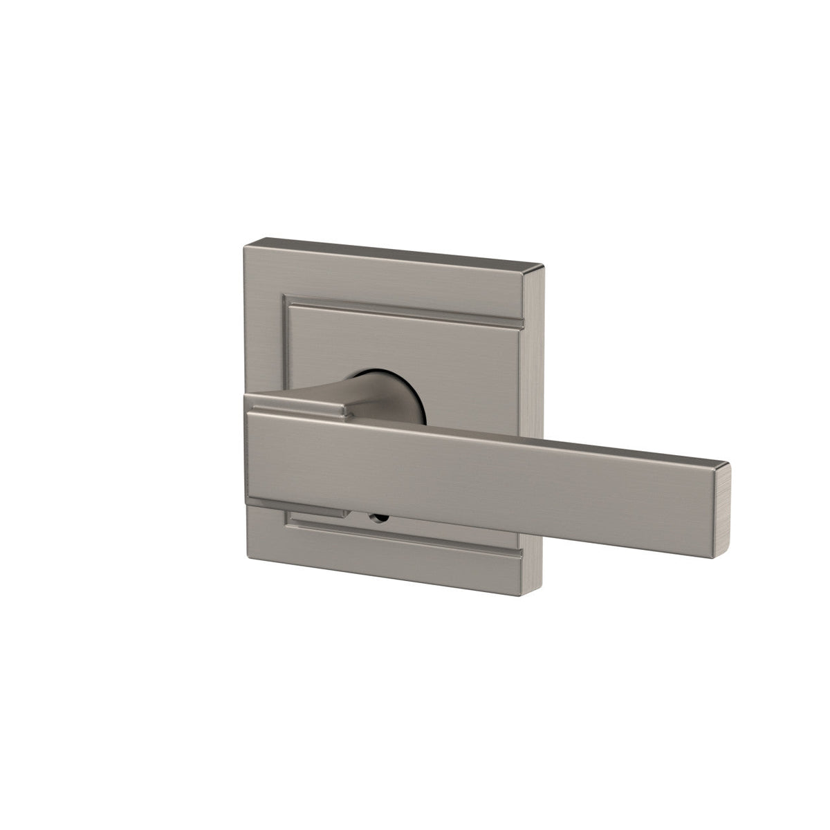 Schlage Custom Northbrook Lever with Upland Trim, Matte Black – Combined Interior (Hall/Closet & Bed/Bath)