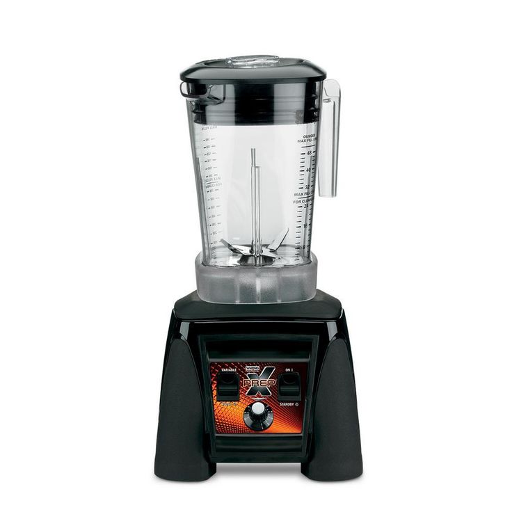 Xtreme 48 oz. 10-Speed Clear Blender Black with 3.5 HP Blender and Variable Speed Dial Controls