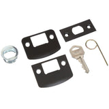 Camelot Aged Bronze Entry Door Handleset with Georgian Door Knob - Super Arbor