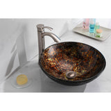 Alto Series Vessel Sink in Molten Gold - Super Arbor