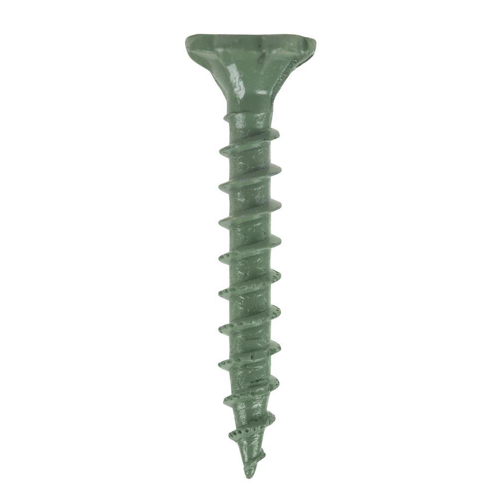 #9 x 1-1/4 in. Serrated Flat Head Star Drive Cement Board Screws (750-Pack) - Super Arbor