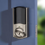 Convert Smart Lock Satin Nickel Conversion Kit featuring Z-Wave Technology - Super Arbor