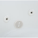 Cadet 60 in. x 42 in. Reversible Drain EverClean Whirlpool Tub in White - Super Arbor