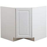 Benton Ready-to-Assemble 36 in. x 34.5 in. x 24.6 in. Corner Sink Base Cabinet in Amber - Super Arbor