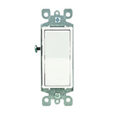 Decora 15 Amp Illuminated Switch, White - Super Arbor