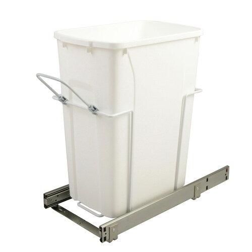 Knape & Vogt 35-Quart Plastic Pull Out Trash Can