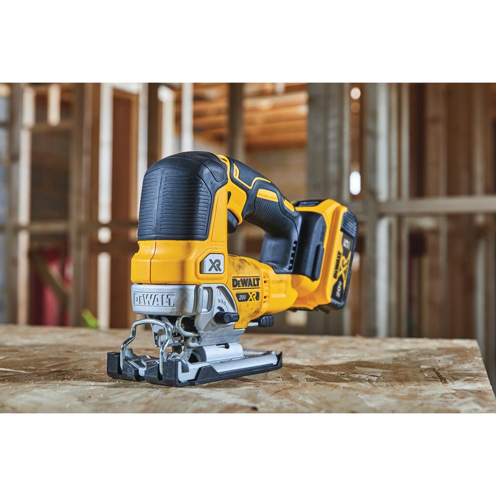 20-Volt MAX XR Lithium-Ion Cordless Brushless Jigsaw (Tool-Only) with Bonus 20-Volt MAX Li-Ion Battery Pack 3.0Ah - Super Arbor