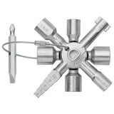 KNIPEX TwinKey Universal Control Cabinet Key, 3.6 in (92 mm)