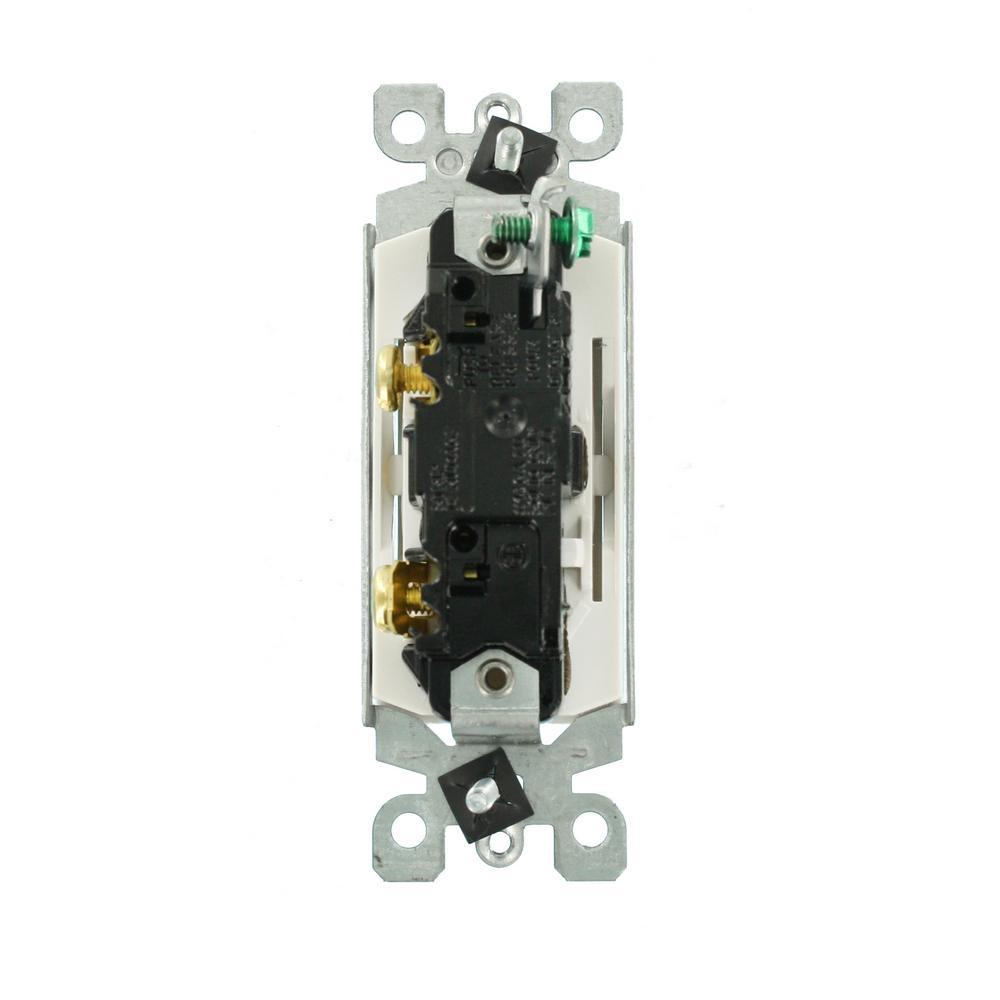 Decora 15 Amp Illuminated Switch, White - Super Arbor