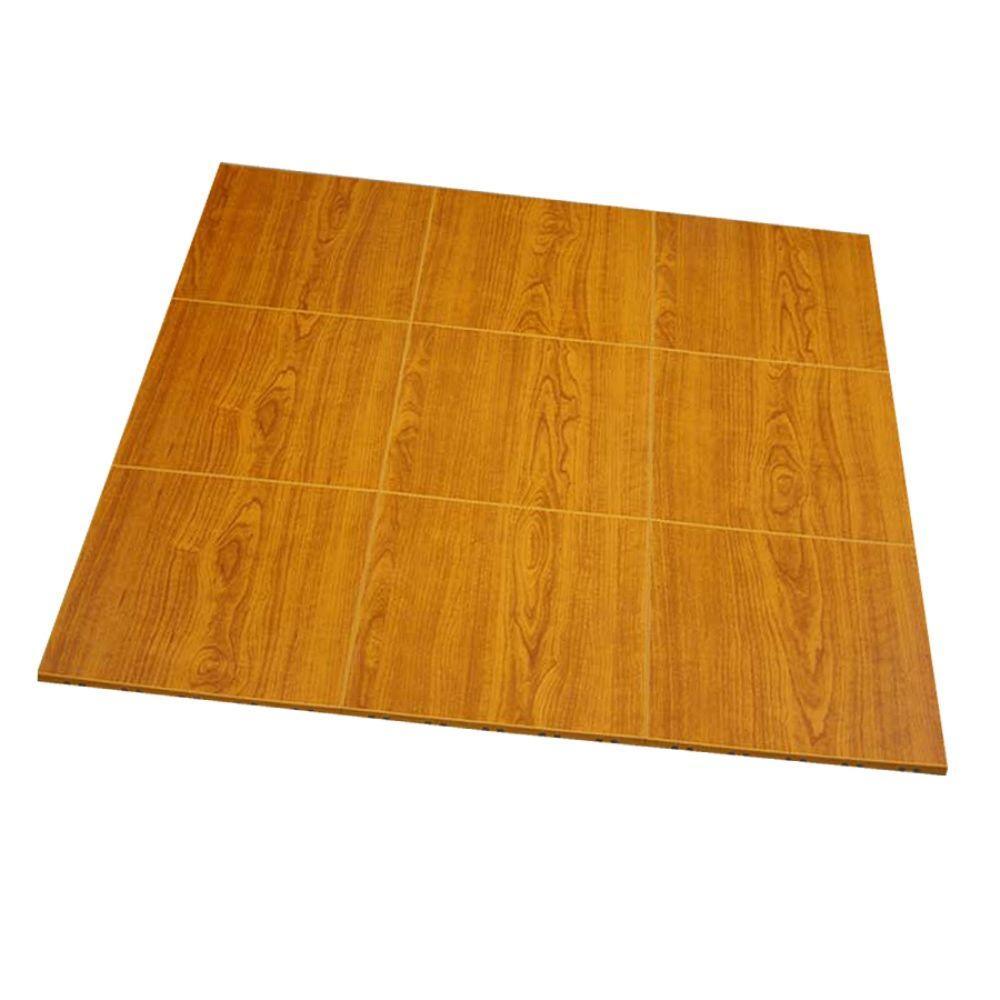 Greatmats Max Tile 12 in. x 12 in. x 5/8 in. Walnut Vinyl Interlocking Raised Modular Floor Tile (Case of 26)