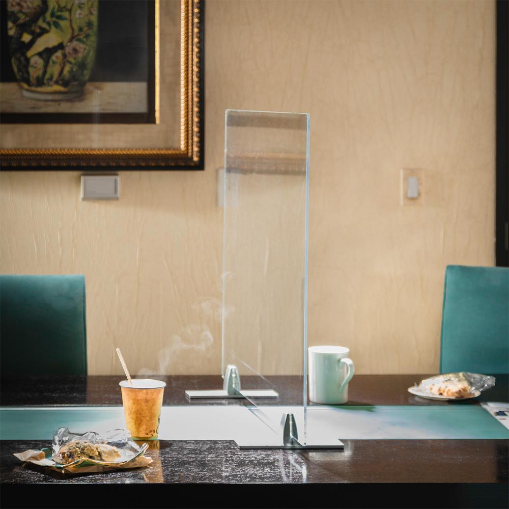 UltraShield Acrylic Tabletop Protective Sneeze Shield, 30 in x 24 in - Super Arbor