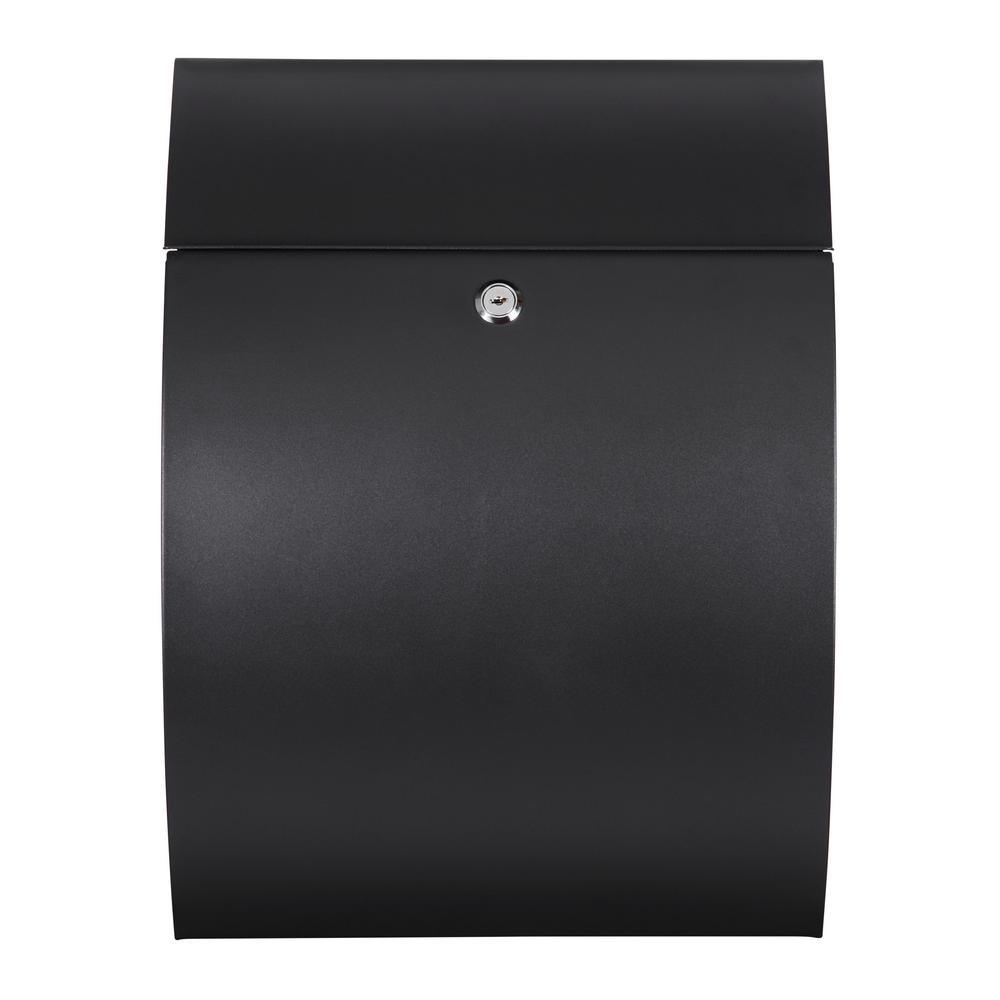Black Contemporary Locking Mailbox - Super Arbor