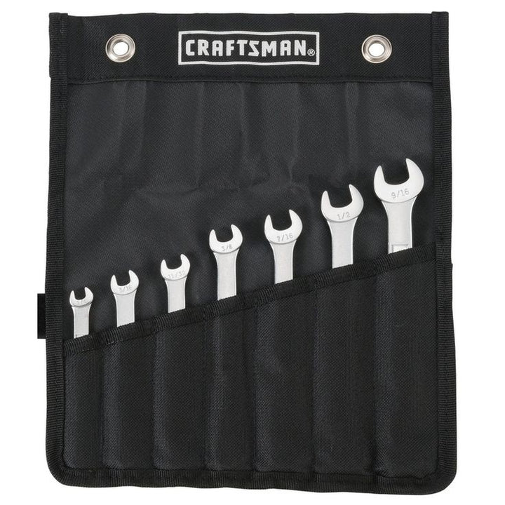 Craftsman 7-Piece SAE Wrench Set with 12-Point Box End