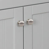 Style Selections Ellenbee 24-in Gray Single Sink Bathroom Vanity with White Cultured Marble Top